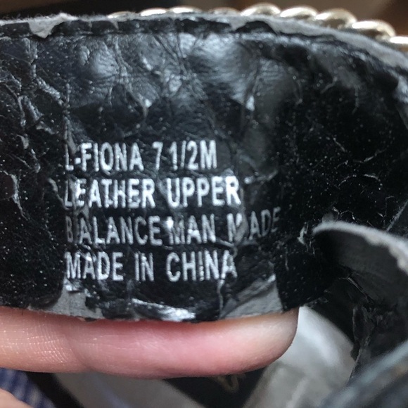 Steve Madden Luxe Black Suede Leather Fiona Grommet Ankle Strap Zip Heels Sz 7.5 - Picture 11 of 11